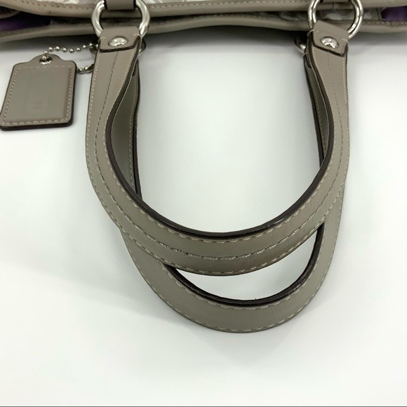 Coach Gray and White Shoulder Bag - Picture 7 of 16